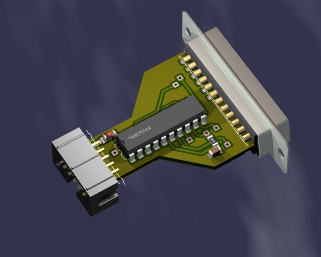 ISP Dongle SMD Best&uuml;ckungsseite