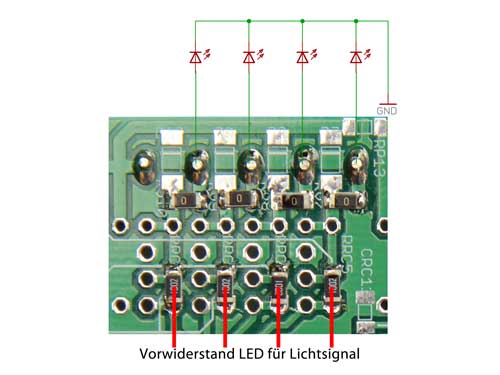 Vorwiderstand für LED